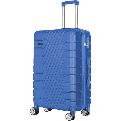 Abs travel suitcase, hand luggage, rigid cabin suitcase with combination closure and 4 double 360 wheels ° ,small and large light travel suitcases