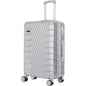 Abs travel suitcase, hand luggage, rigid cabin suitcase with combination closure and 4 double 360 wheels ° ,small and large light travel suitcases