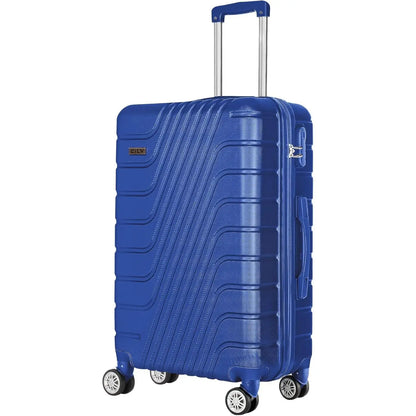 Abs travel suitcase, hand luggage, rigid cabin suitcase with combination closure and 4 double 360 wheels ° ,small and large light travel suitcases