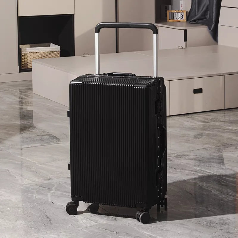 Balance Wide Trolley Case Luggage 20/24/26‘’Plus Large Capacity Aluminium Frame ABS+PC Luggage Cabin Boarding Suitcase