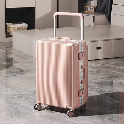 Balance Wide Trolley Case Luggage 20/24/26‘’Plus Large Capacity Aluminium Frame ABS+PC Luggage Cabin Boarding Suitcase
