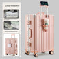 Multifunction Suitcase Luggage with USB Cup Holder Aluminum Frame Password Trolley Case 20/24/26/28 Inch Suitcase Trip Cabin