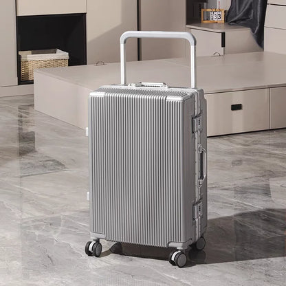 Balance Wide Trolley Case Luggage 20/24/26‘’Plus Large Capacity Aluminium Frame ABS+PC Luggage Cabin Boarding Suitcase
