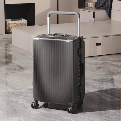 Balance Wide Trolley Case Luggage 20/24/26‘’Plus Large Capacity Aluminium Frame ABS+PC Luggage Cabin Boarding Suitcase