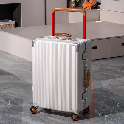 Balance Wide Trolley Case Luggage 20/24/26‘’Plus Large Capacity Aluminium Frame ABS+PC Luggage Cabin Boarding Suitcase